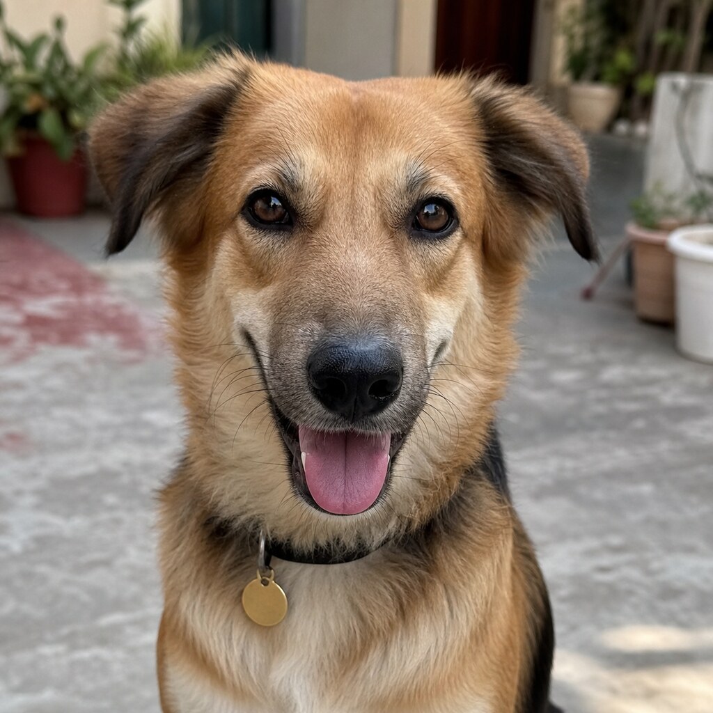 Happy dog