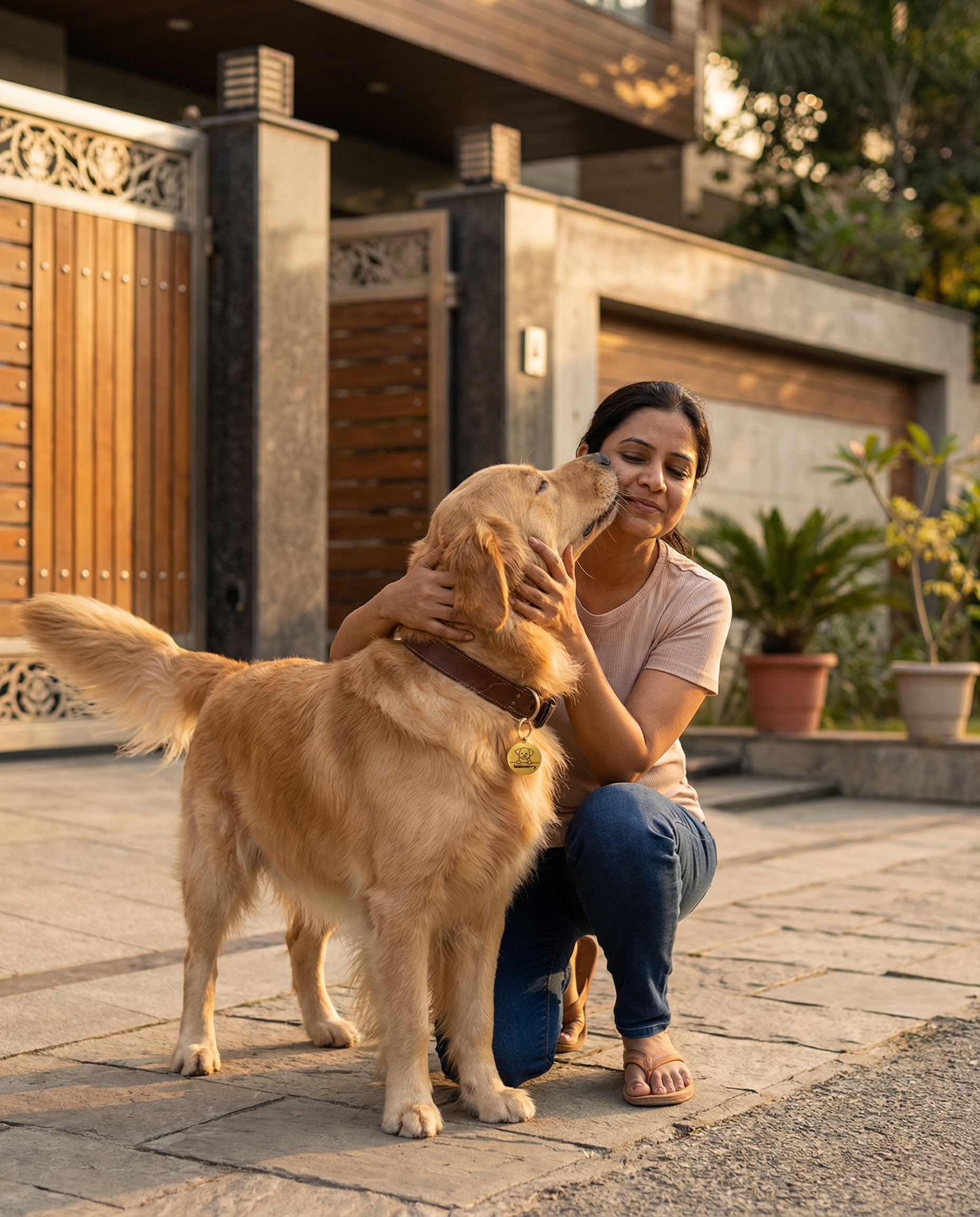 Pet reunion moment showing why the tag matters emotionally